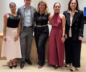 Tainã Clarissa (Dasa), Luiz Henrique Araujo (Dasa), Patrícia Melo (FRG), Juliana Omnelli (Dasa) e Mária Pires (FRG)