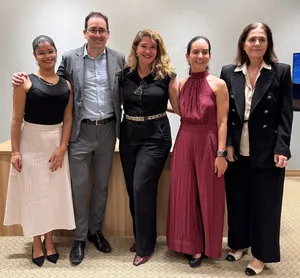 Tainã Clarissa (Dasa), Luiz Henrique Araujo (Dasa), Patrícia Melo (FRG), Juliana Omnelli (Dasa) e Mária Pires (FRG)