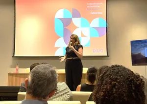 Apresentação de Patrícia Melo, diretora de Seguridade da Real Grandeza